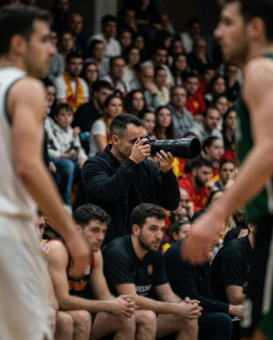 Fotógrafo para equipos de baloncesto